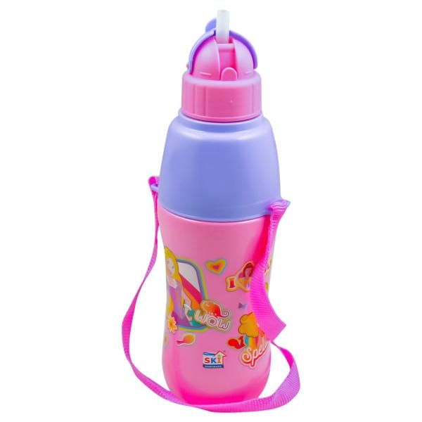 Ski Coolbuddy Disney Princess Round Insulated Water Bottle, Multicolour, Set of 1,400ml