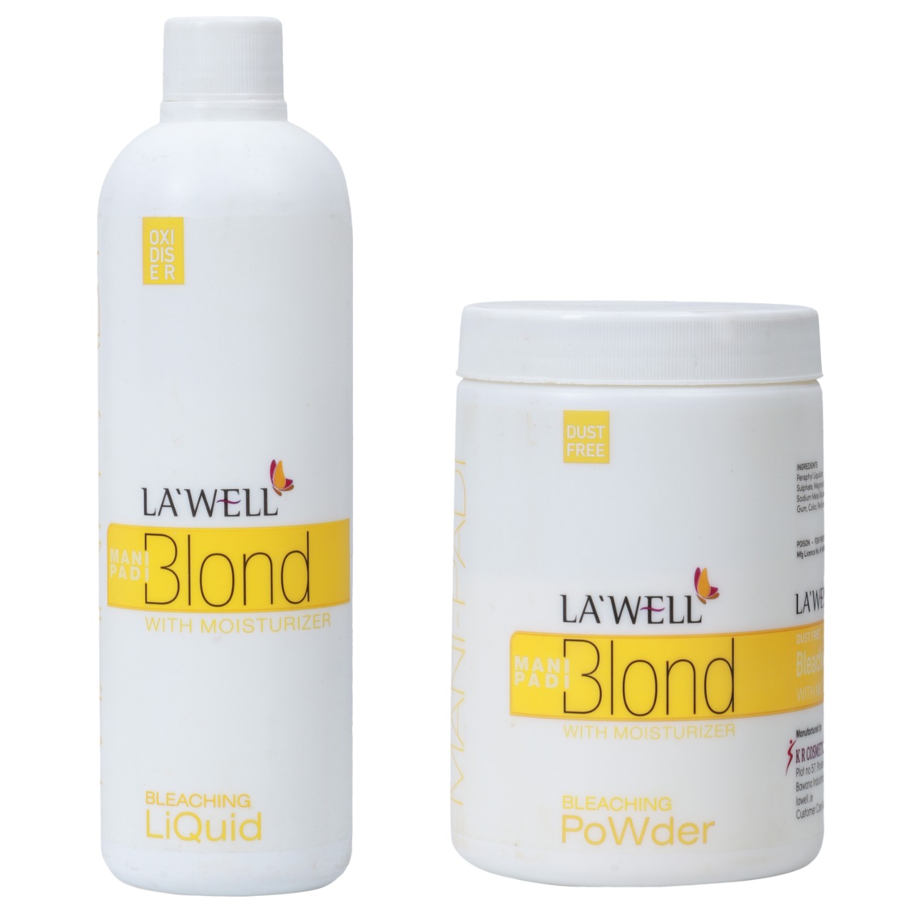 La well Mani Padi  Blond Bleaching powder + Liquid ( 600+400ml)
