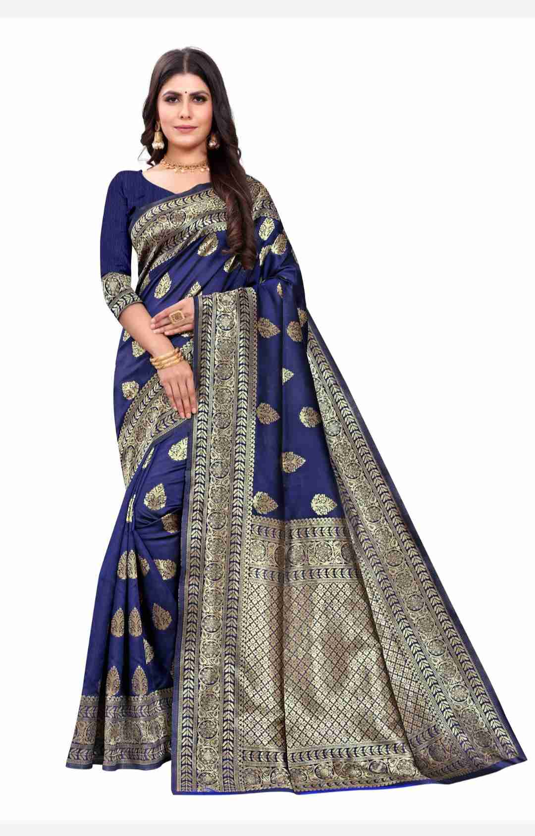 Beautiful Pure silk Saree pari 122