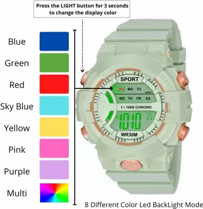 (Casual+PartyWear+Formal+Sport) Designer Stylish New For Boys And Mens Digital Watch - For Boys & Girls