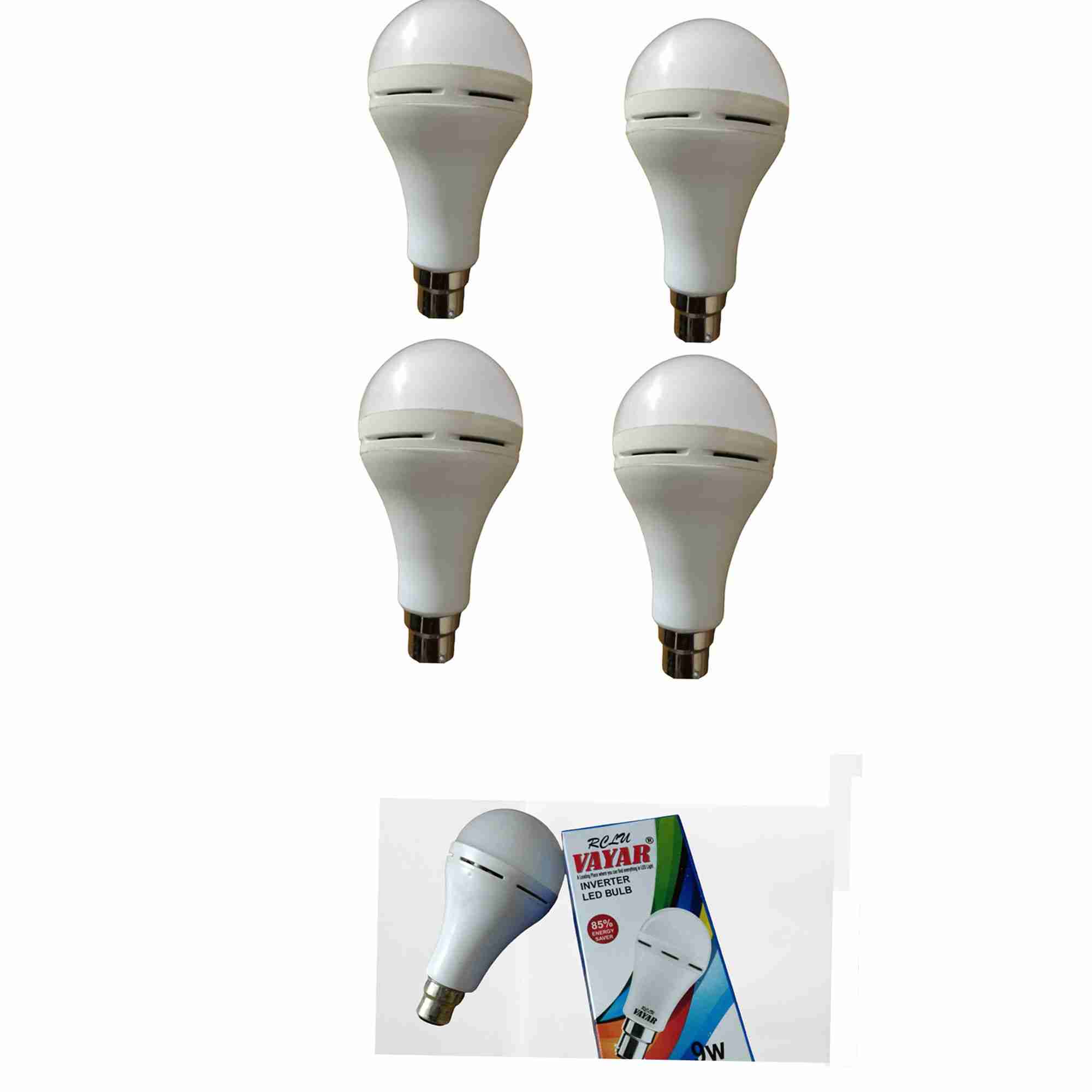 RECHARGEABLE BULB 9W	4 PIECES