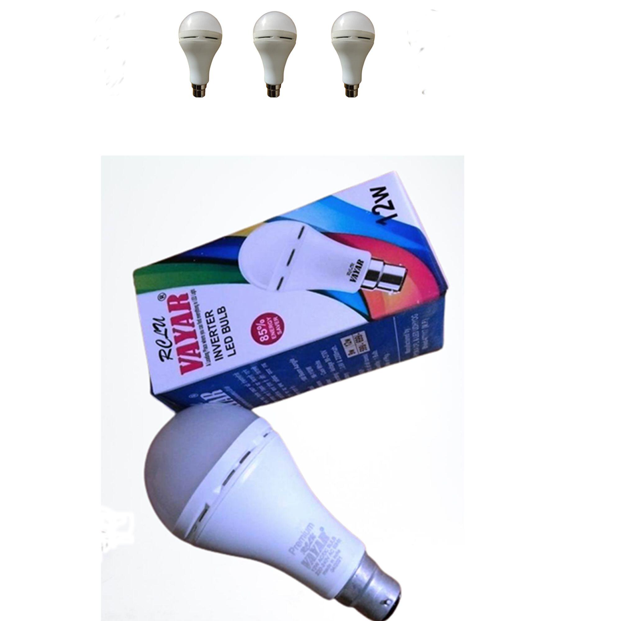RECHARGEABLE BULB 9W	3 PIECES