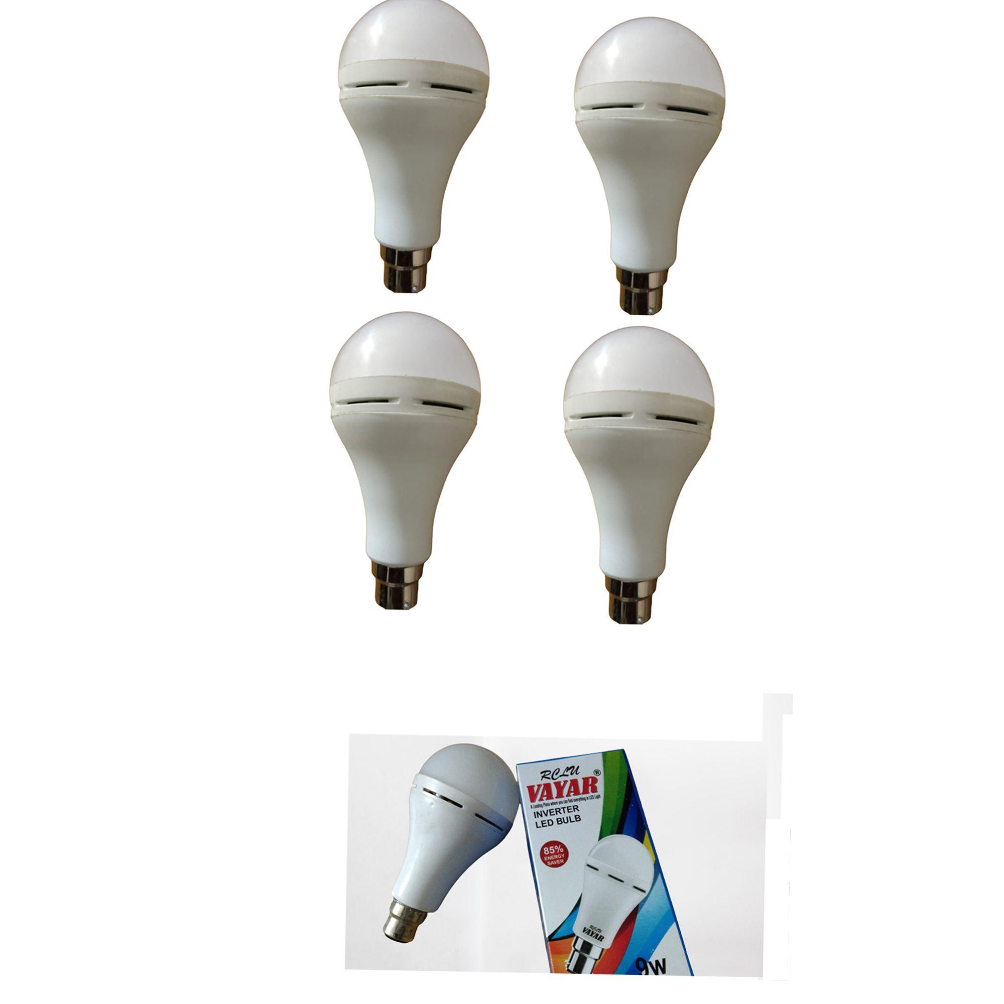 RECHARGEABLE BULB 9W	4 PIECES