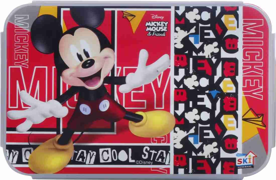 Ski Mickey Cool Lock & Seal 550ml 2Lunch Box Containers, 550ml