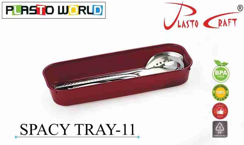 Plastocraft Multipurpose Spacy Tray -11, Multicolour