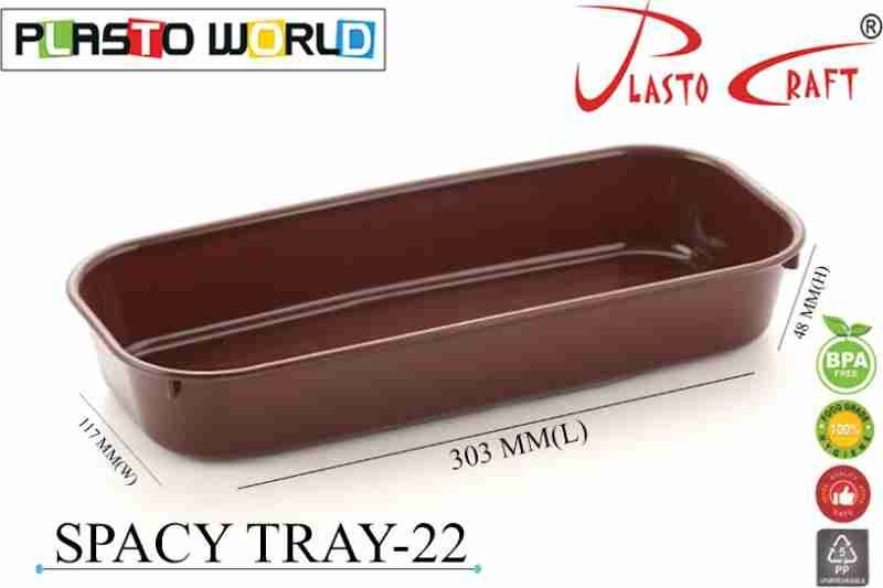 Plastocraft Multipurpose Spacy Tray-22, Multicolour
