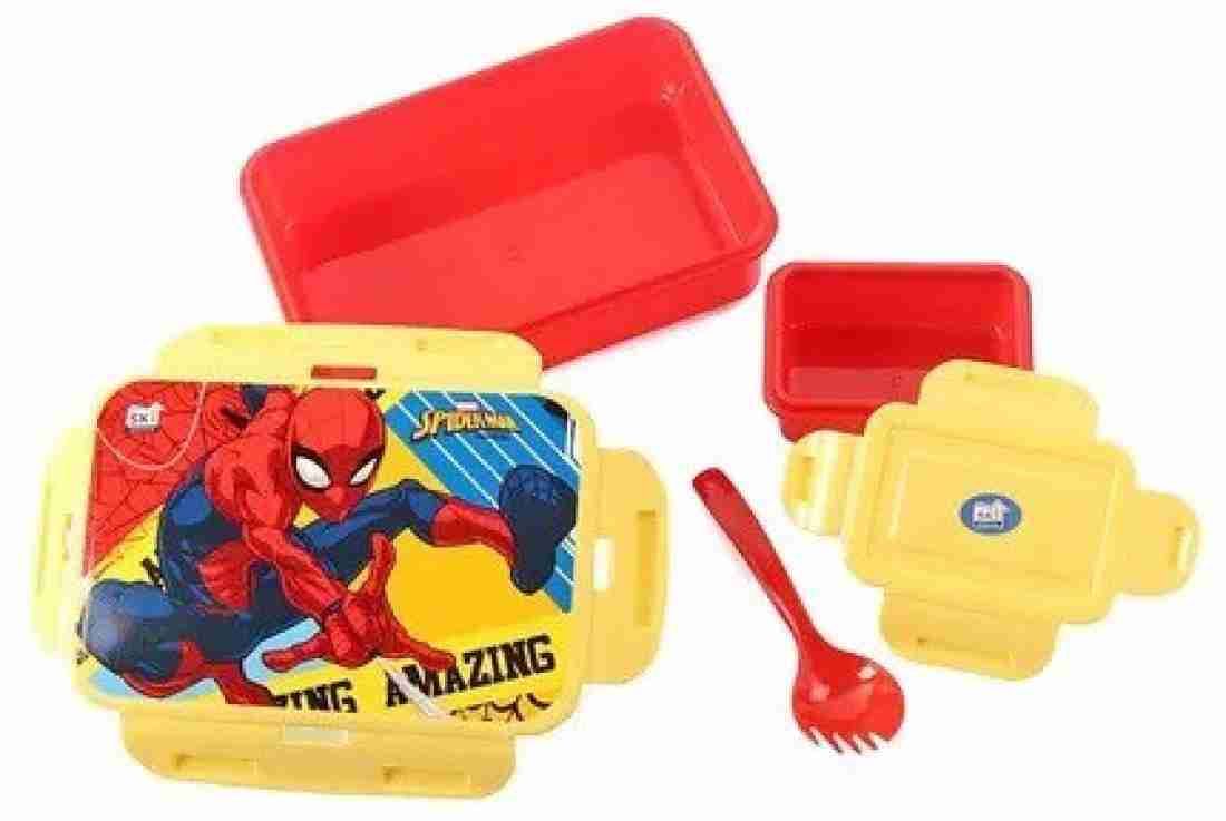Ski Spiderman Lock & Seal 550ml+150ml  2Lunch box Containers,