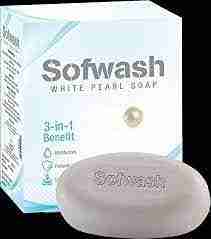 SOFWASH WHITE PEARL SHOP 75 gms x 4 Nos (4*4=16 pec )