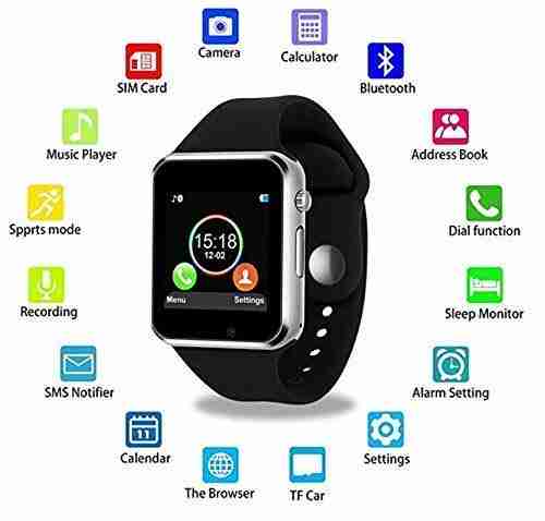 A1 Bluetooth Smart Watch with Camera 