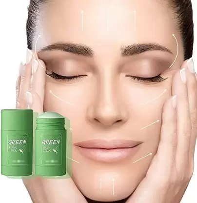 DeepCuisine Beauty Green Tea Mask Stick for Face Purifying Clay Stick Mask All Skin Types Face Shaping Mask