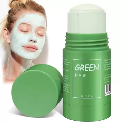 DeepCuisine Beauty Green Tea Mask Stick for Face Purifying Clay Stick Mask All Skin Types Face Shaping Mask