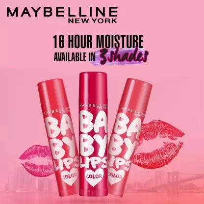MAYBELLINE NEW YORK Baby Lips Cherry Kiss & Berry crush  (Pack of: 2, 31.2 g)