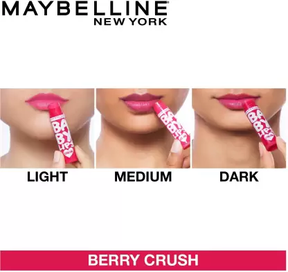 MAYBELLINE NEW YORK Baby Lips Cherry Kiss & Berry crush  (Pack of: 2, 31.2 g)