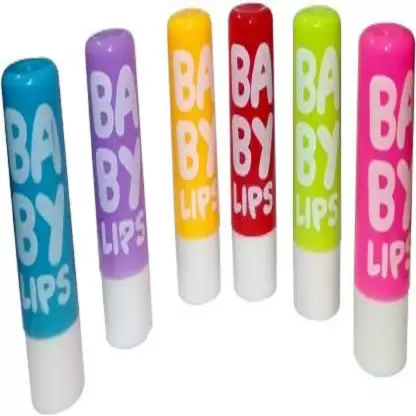 Crazy lips crazy/baby lipbalms ( box of 12 ) Natural  (Pack of: 12, 200 g)