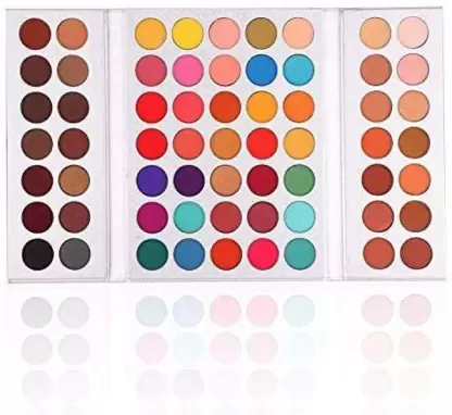 ellwin Eyeshadow Palette - Beauty Glazed 63 Colors Pearlescent Matte Eyeshadow, Eye Cosmetics, Makeup Palette 10 g  (MULTI)