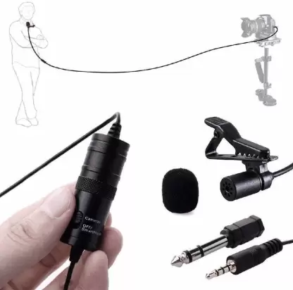 BOYA By-M1DM Dual omni-directional Lavalier with furry Windscreen Microphone