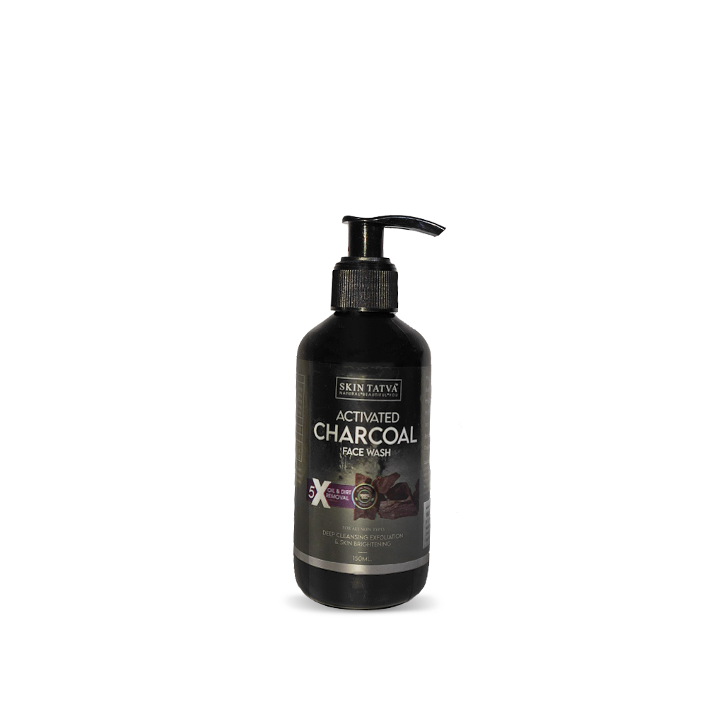 Skintatva Charcoal Face Wash with Activated Charcoal for Oil Control 150ml
