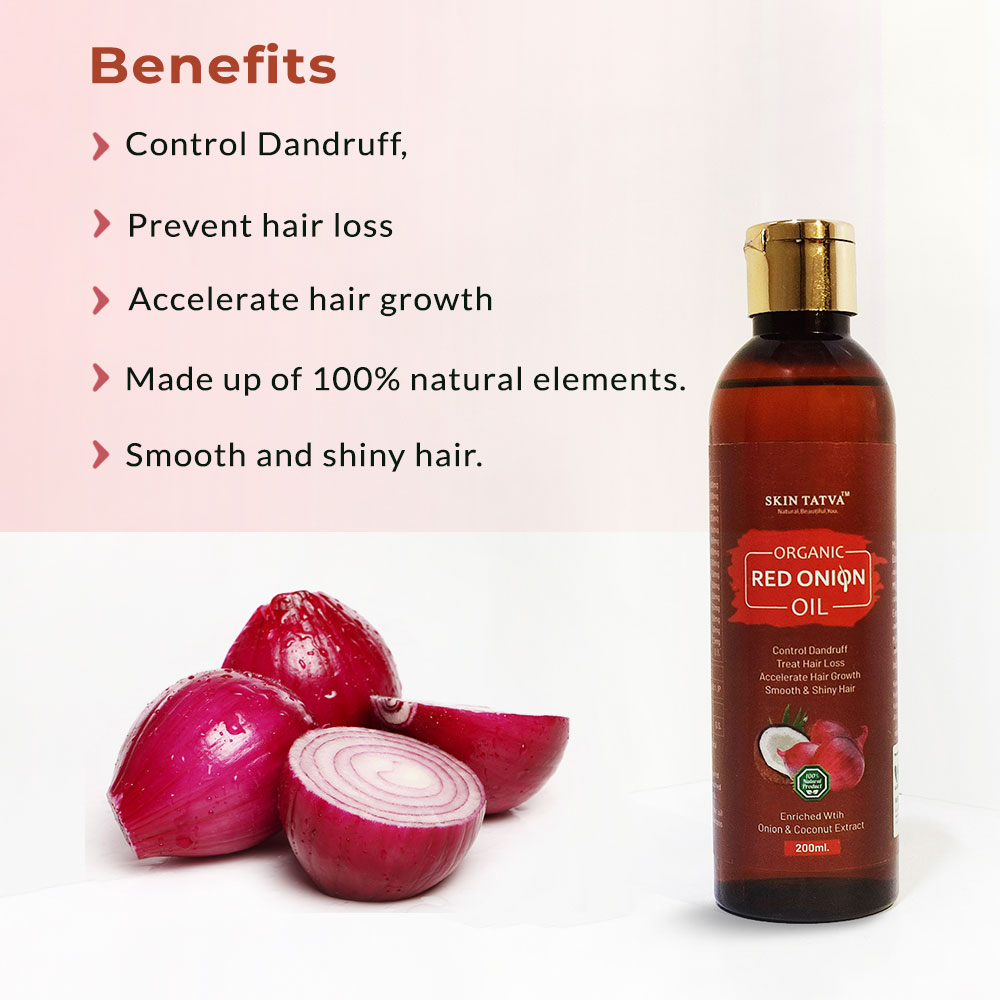 Skintatva Organic Red Onion Hair Oil-200ml