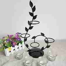 Tealight Candle Holder with Glasses Candle Holder and Tealight for for Home Decoration Central Table