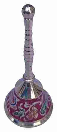 with Again Handmade Brass Puja Bell (10.16 cm x 10.16 cm x 10.16 cm, Clear, Pack of 1)