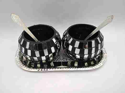 WithAgain Cup Set, Tea Set, Two Cup Two Spoon One Tray with Tharmacol Box Packing 
