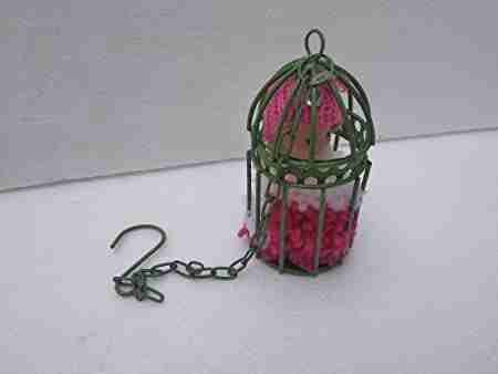 WithAgain Iron Decorative Hanging Jar With Doll Size 4 inche 