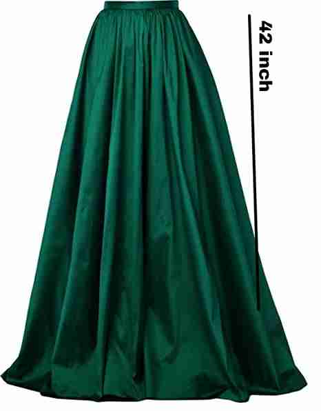 full length colorful fashion skirts