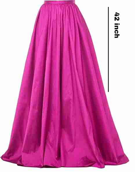 full length colorful fashion skirts