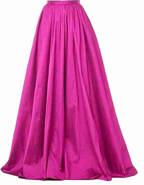 full length colorful fashion skirts