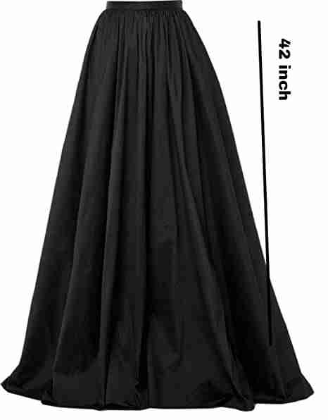 full length colorful fashion skirts