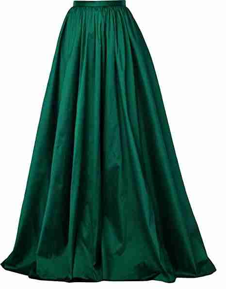 full length colorful fashion skirts