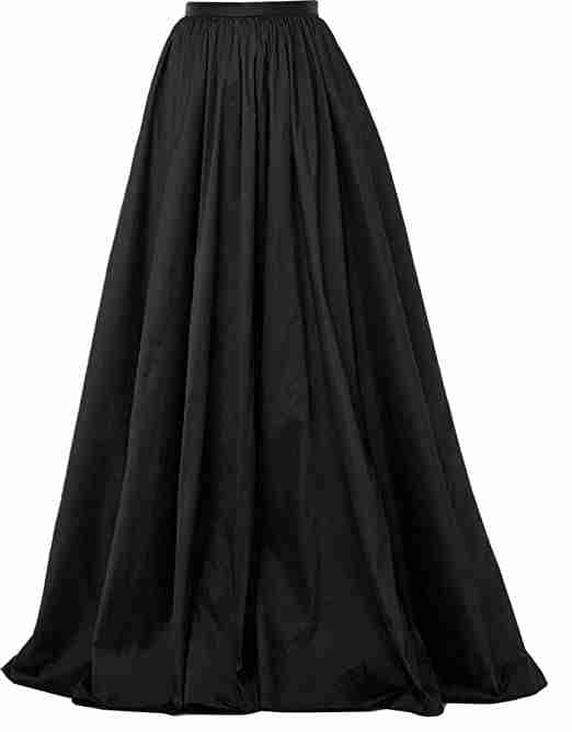 full length colorful fashion skirts