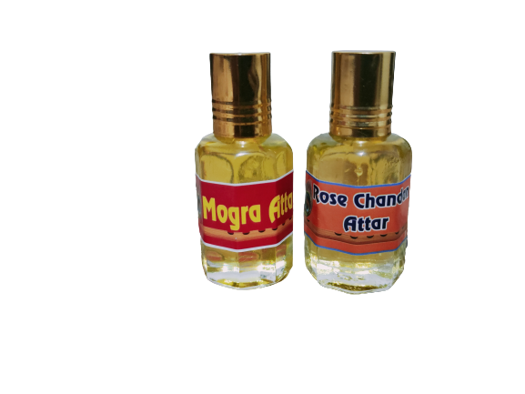 MOGRA &ROSE CHANDAN perfume 12ML EACH