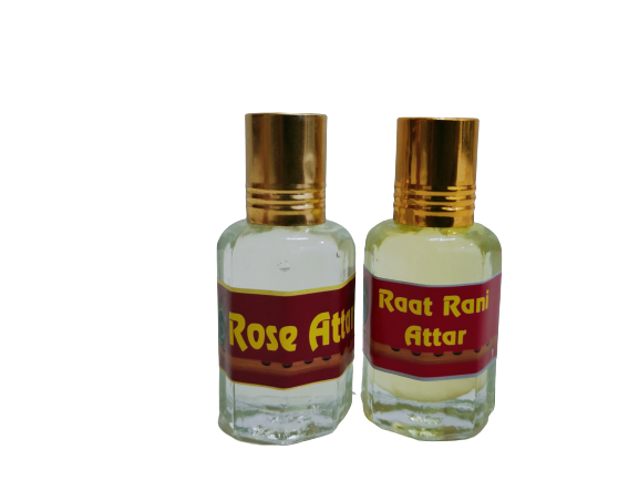 ROSE & RAAT RANI ATTAR 12ML EACH