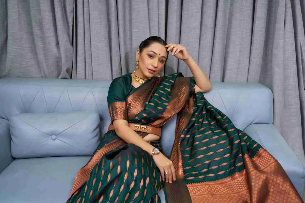 Party wear saree silk heavy saree
