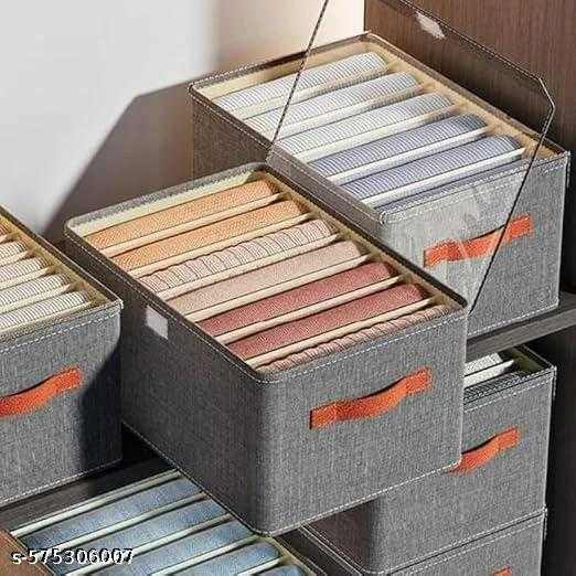 Organizer for Clothes & Essentials|under bed storage bin|fabric storage container|space-saving storage bin|