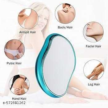  Crystall Hair Eraser for Women and Men, Hair Remover Painless Exfoliation Hair Removal Tool for Arms Legs Back, Washable Crystall Epilator pack of 1