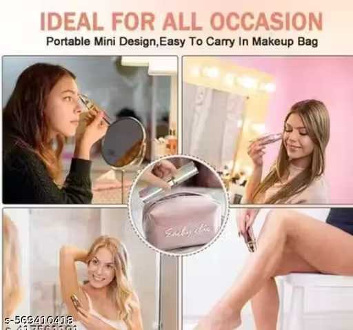  Eyebrow Remover for women Face, Lips, Nose Hair Trimmer 70 min Runtime 1 Length Settings  (Multicolor)