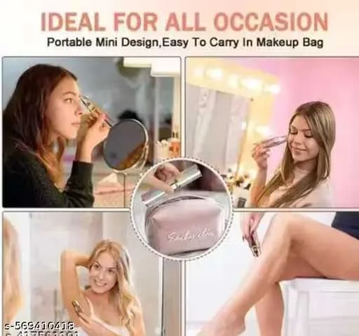 Eyebrow Remover for women Face, Lips, Nose Hair Trimmer 70 min Runtime 1 Length Settings (Multicolor)