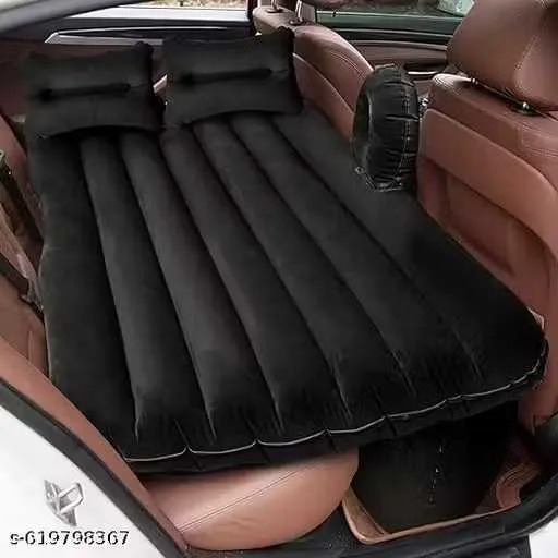 Travel Inflatable Car Bed Mattress with 2 Air Pillows Car Inflatable Bed (Universal For Car)