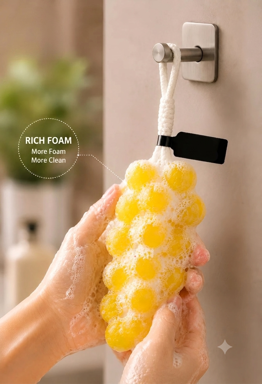 Handmade hanging Grapes Shape Soap(pack of 1)