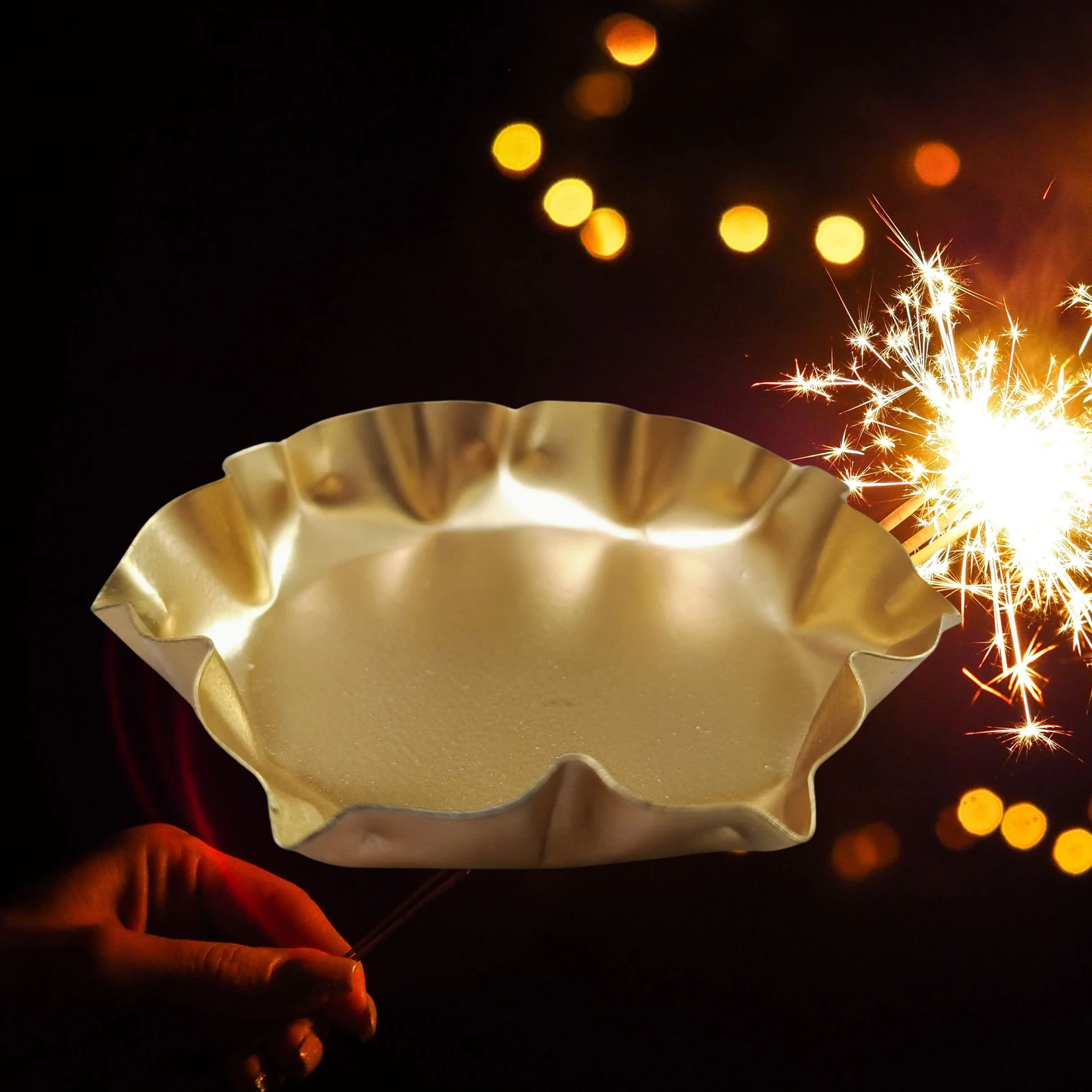 Traditional Urli Bowl for Floating Candles & Flowers pc-1