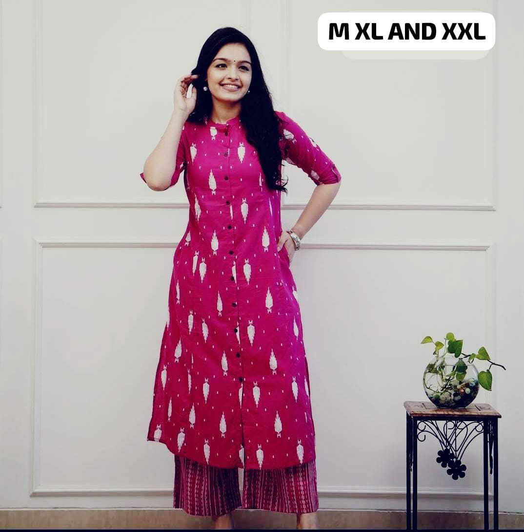 Beautiful kurti pent set with heavy work