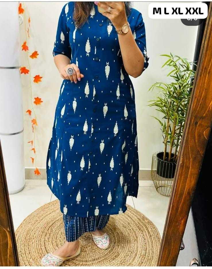 Beautiful kurti pent set with heavy work