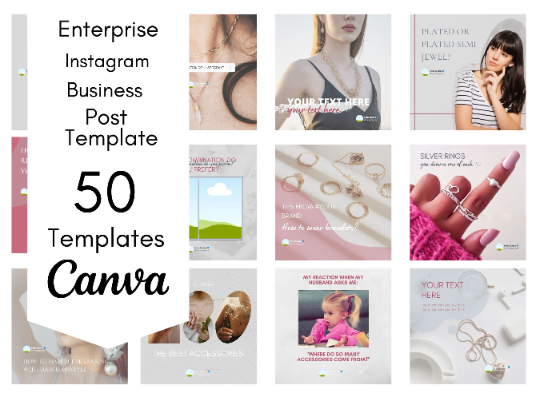 50 Instagram post for jewelers , jewelry Business Owner