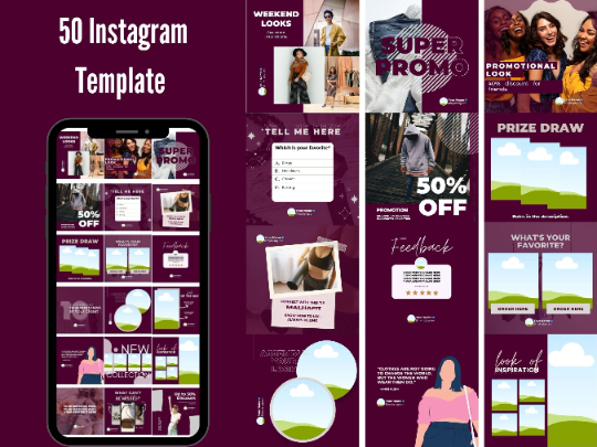 50 Clothing Retail Marketing Templates | Editable Canva Designs for Boutique Promotion