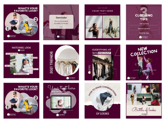 50 Clothing Retail Marketing Templates | Editable Canva Designs for Boutique Promotion