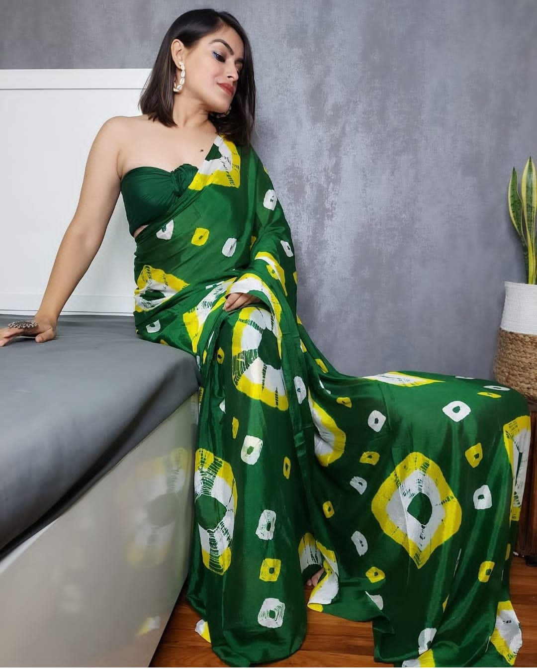 Beautiful printed saree