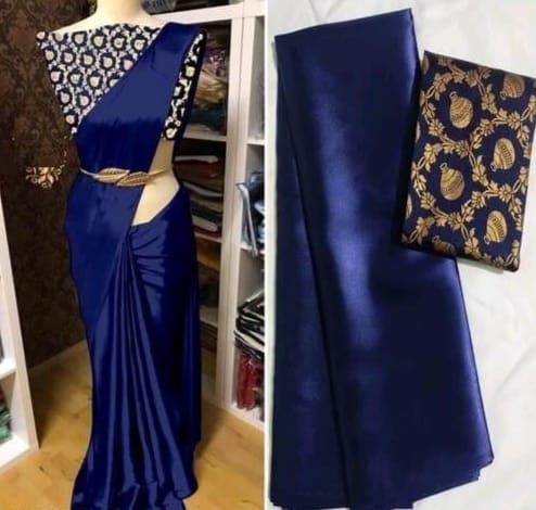 Gorgeous & Attractive Satin Saree